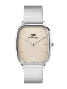 Daniel Wellington Men Dial & Stainless Steel Bracelet Style Analogue Watch DW00100812K