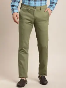 Turtle Men Cotton Relaxed Skinny Fit Chinos Trousers