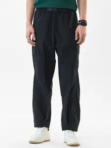 Snitch Men Mid-Rise Relaxed Fit Cargos Trousers