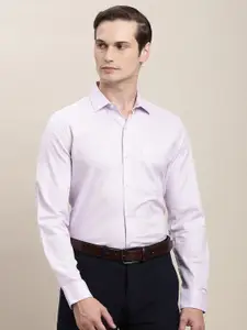 Turtle Spread Collar Long Sleeves Pure Cotton Classic Slim Fit Formal Shirt