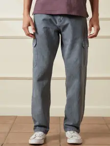 WROGN Men Comfort Mid-Rise Relaxed Fit  Jeans