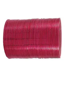 T4 JEWELS Set Of 48 Metal Glossy Finish Bangles