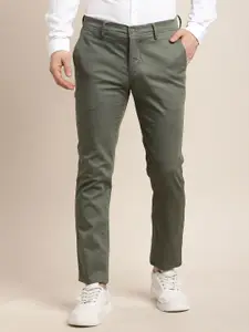 Turtle Men Printed Relaxed Tapered Fit Chinos Trouser