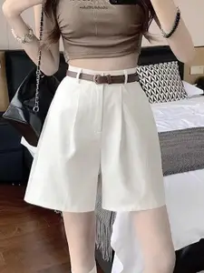 StyleCast x Revolte Women High Rise Loose Fit Regular Shorts