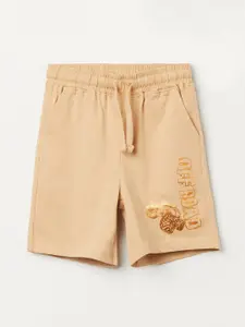 Fame Forever by Lifestyle Boys Printed Regular Fit Mid-Rise Cotton Shorts