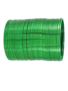 T4 JEWELS Set Of 48 Metal Glossy Finish Bangles