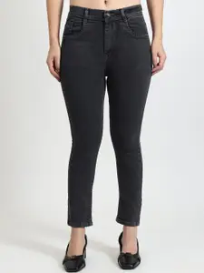 TYFFYN Women Jean Slim Fit High-Rise Light Fade Stretchable Jeans