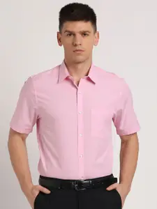 Turtle Classic Short Sleeves Pure Cotton Slim Fit Formal Shirt