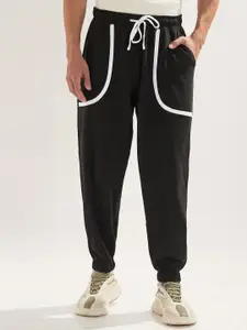 NOBERO Men Oversized Pure Cotton Joggers
