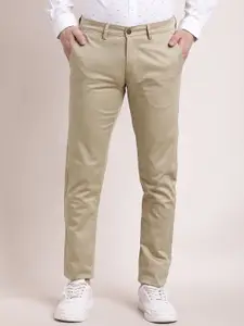 Turtle Men Relaxed Tapered Fit Cotton Chinos Trouser