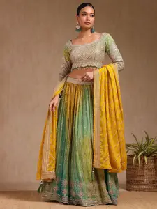 Soch Women Printed Lehenga & Blouse With Dupatta