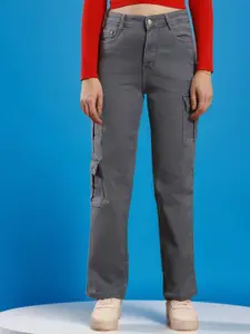 DressBerry Women Rodeo Straight Fit High-Rise Stretchable Jeans