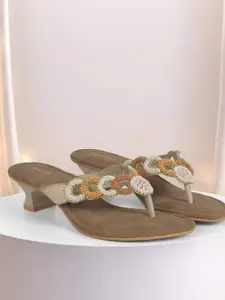 WALKWAY by Metro Embellished Open Toe Block Sandals