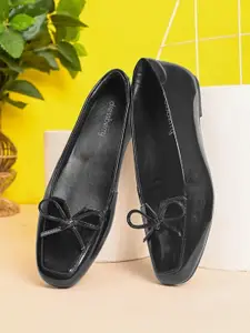 DressBerry Women Printed Fashion with Bows Flats