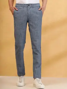 Fabindia Men Slim Fit Trousers