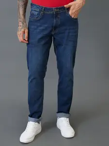 GIORDANO Men Regular Fit Mid-Rise Light Fade Jeans