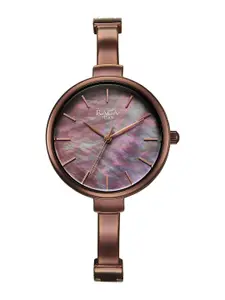 Titan Raga Women Mother of Pearl Dial & Bracelet Style Straps Analogue Watch 95273QM01