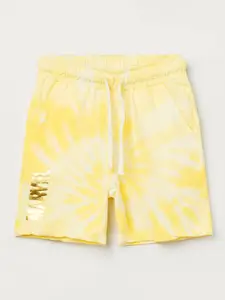 Fame Forever by Lifestyle Boys Tie And Dye Printed Shorts