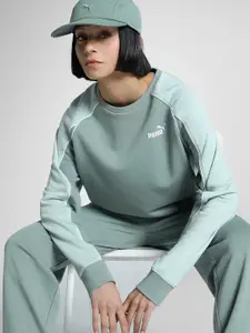 Puma Women Relaxed-Fit Crew neck Sweatshirt