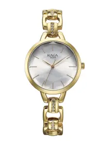 Titan Raga Showstopper Women Printed Dial & Bracelet Style Straps Analogue Watch 95352YM01