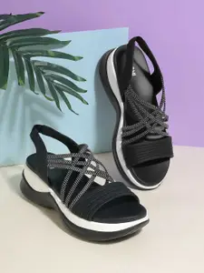 Mochi Women Wedge Sandals with Tassels