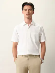 Arrow Classic Textured Opaque Cotton Formal Shirt