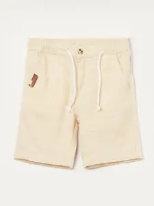 Fame Forever by Lifestyle Kids Boys Solid Regular Fit Mid-Rise Cotton Shorts