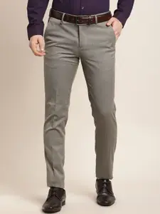 Turtle Men Tailored Slim Fit Formal Trousers