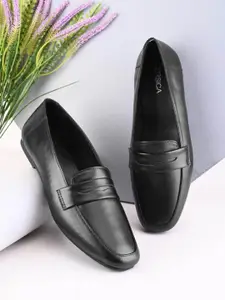 CORSICA Women Square Toe Slip-On Fashion Flats