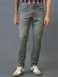 GIORDANO Men Regular Fit Mid-Rise Light Fade Stretchable Jeans