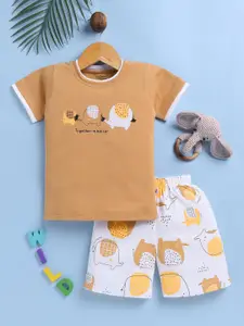 Toonyport Boys Printed T-shirt with Shorts