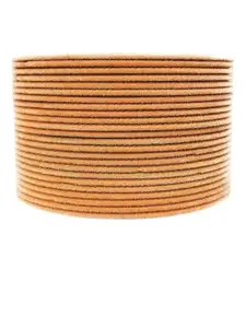 T4 JEWELS Set Of 24 Velvet Metal Bangles