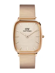 Daniel Wellington Vintage Stainless Steel Bracelet Style Straps Analogue Watch