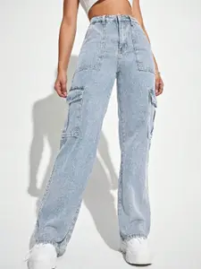 DressBerry Comfort Straight Fit Mid-Rise Stretchable Jeans