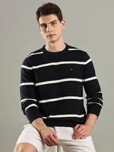 Tommy Hilfiger U.S Men Striped Pullover Sweaters