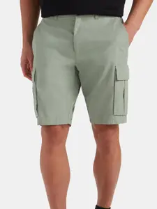 Jockey Groove Men Super Combed Cotton Straight Fit Cargo Shorts With Seven Pockets - MZ08