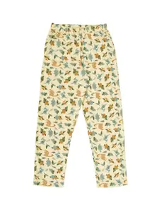 KiddoPanti Boys All Over Printed Pure Cotton Track Pants