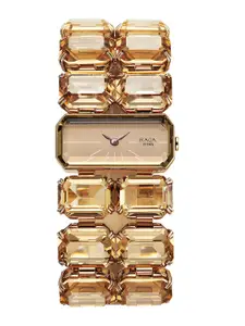 Titan Raga Cocktail Women Dial & Stainless Steel Bracelet Style Straps Analogue Watch - 95320WM01