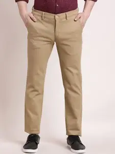 Turtle Men Relaxed Slim Fit Flat Front Chinos Trouser