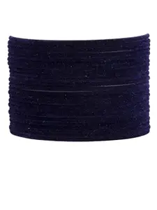 T4 JEWELS Set Of 24 Velvet Metal Bangles
