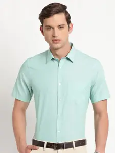 Turtle Spread Collar Classic Slim Fit Cotton Formal Shirt