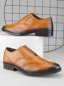 pelle albero Men Leather Formal Brogues