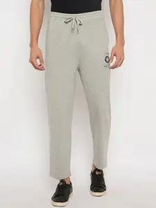 Duke Men Cotton Mid-Rise Relaxed-Fit Trackpants