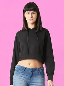 DressBerry Hooded Crop Sweatshirt