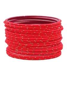 T4 JEWELS Set Of 24 Velvet Bangles