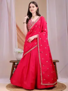 Kinjo Embroidered Sequinned Ready to Wear Lehenga & Blouse With Dupatta