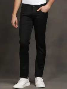Turtle Men Narrow Tapered Fit Mid-Rise Light Fade Stretchable Jeans