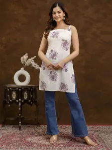 Anouk Rustic Women Floral Printed Regular Straight Kurti