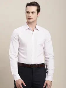 Turtle Spread Collar Long Sleeves Pure Cotton Classic Slim Fit Formal Shirt