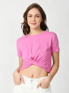 Pepe Jeans Women Pink T-shirt